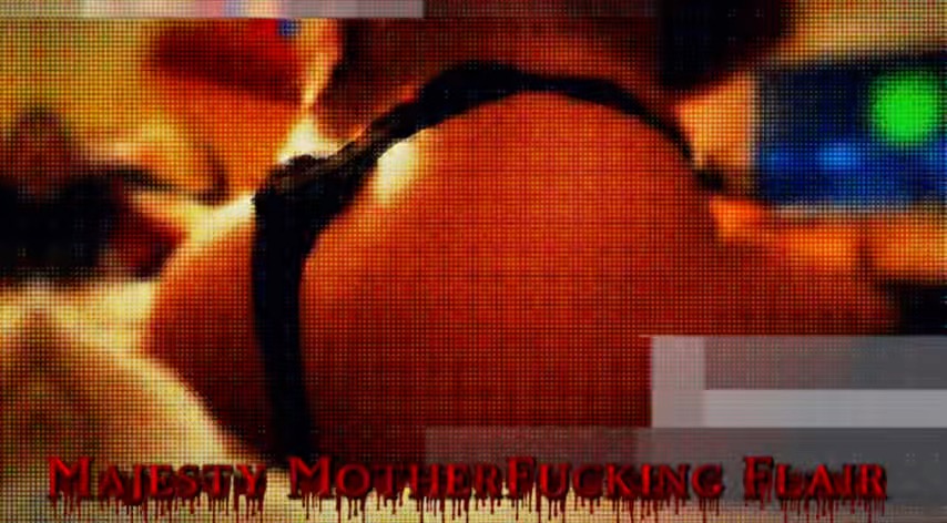 Warm-toned video still of Majesty Flair